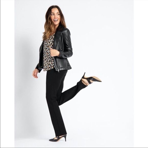 Betabrand Straight Leg Classic Dress Yoga Pants - Picture 2 of 11